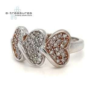 Heart Shaped Diamond Ring
