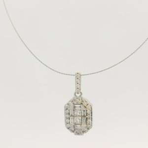 Diamond Pendant by Illiana SOLD