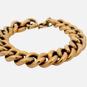 9ct Gold Heavy Curb Bracelet